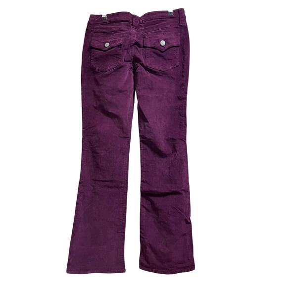 Victoria's Secret Plum Bootcut Low Rise Fine Gauge Corduroy Pants - Size 2 - Picture 6 of 6
